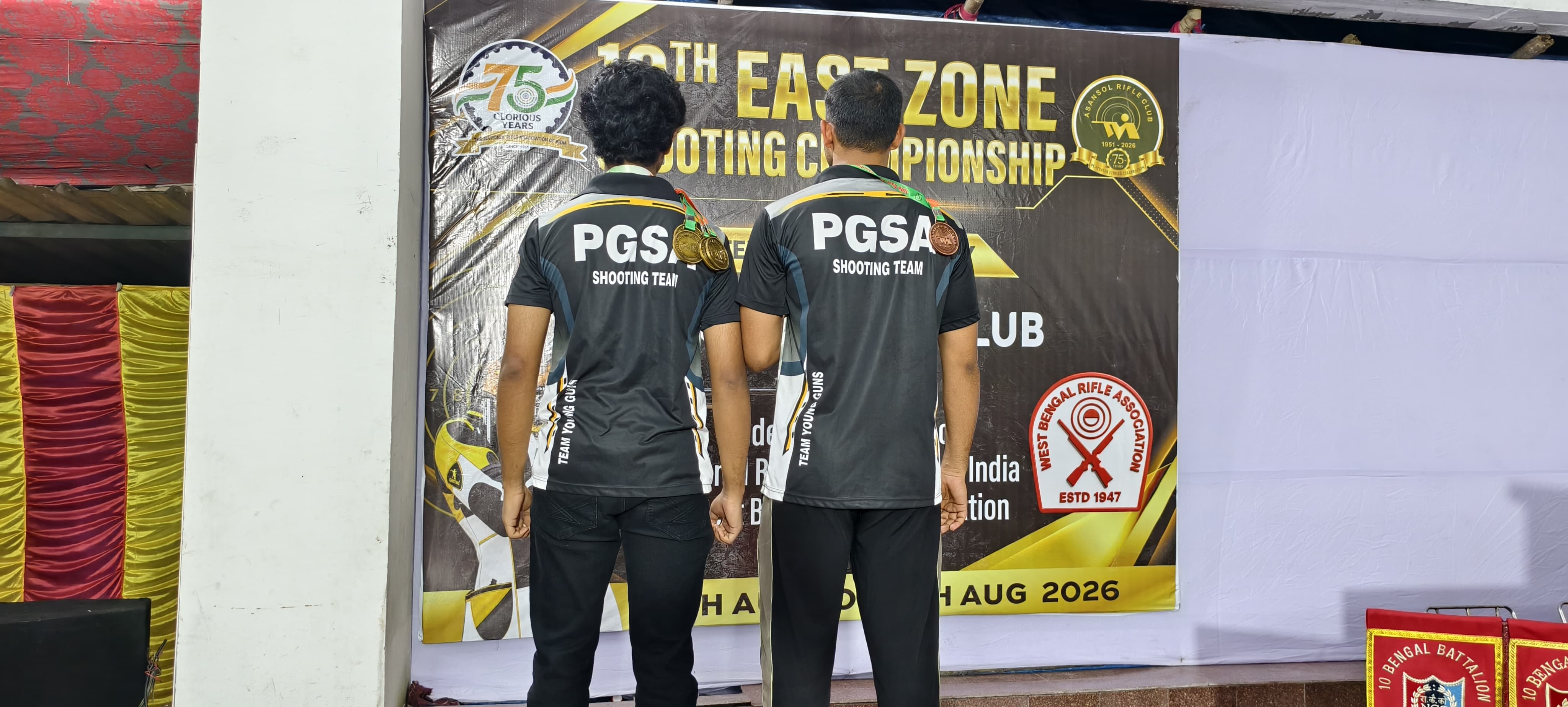 PGSA Shooting Team at the East Zone Championship