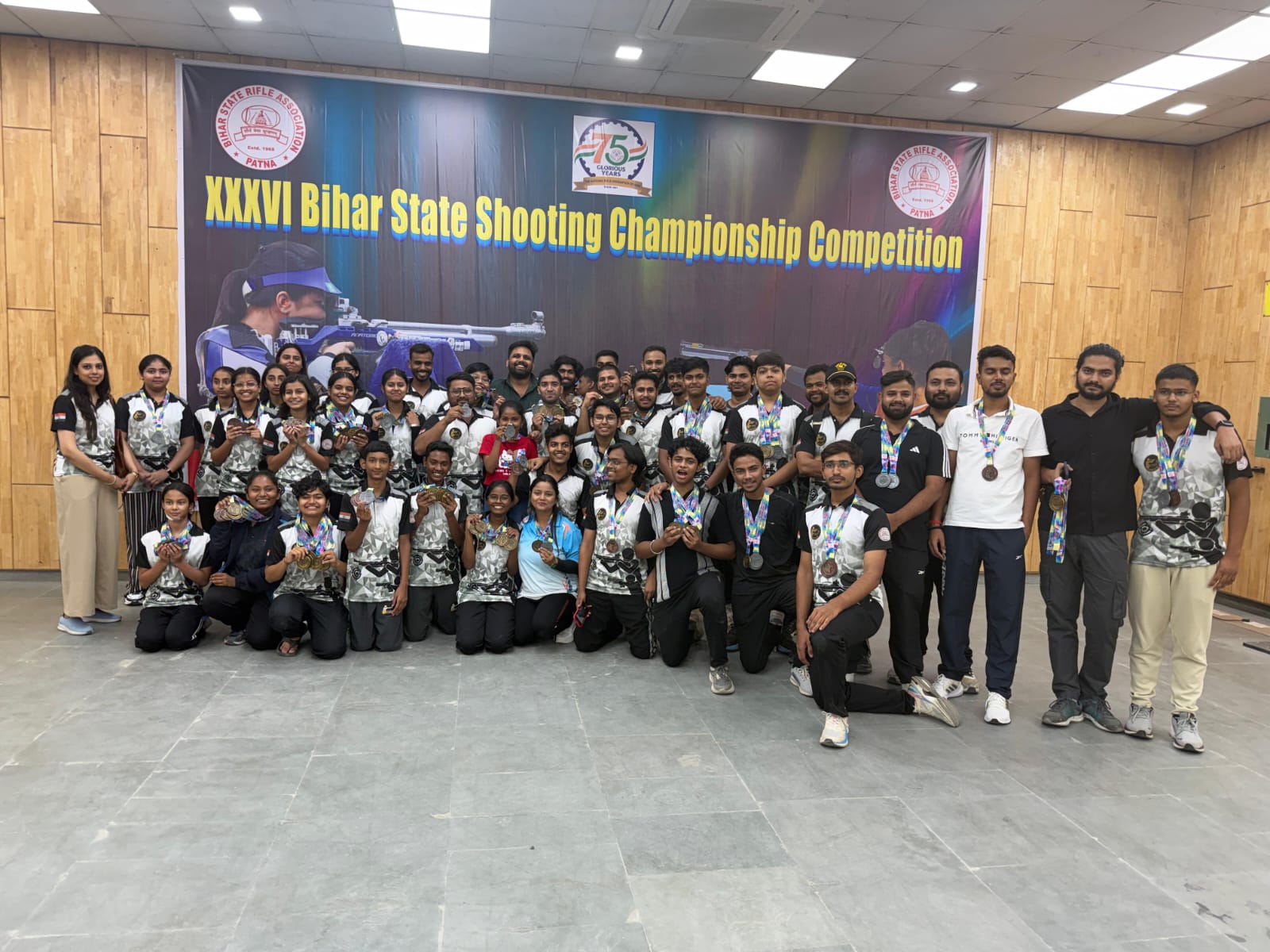 PGSA team at XXXVI Bihar State Shooting Championship
